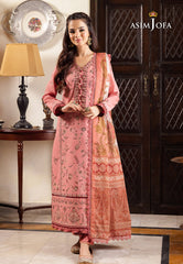 Asim Jofa Rania Pre-Winter '23 Ajrw-35 Designers Stitched Embroidered Slub 3 Pcs