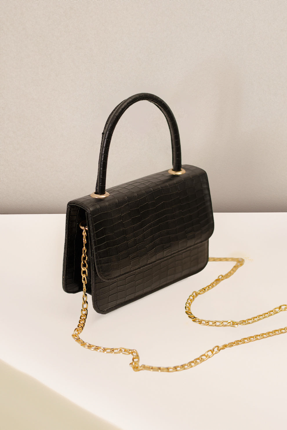 Crodocile Pattern Top Handle Handbags 2026