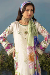 Butterfly By Riaz Arts Unstitched 3 Piece Emb Lawn Suit-D-08