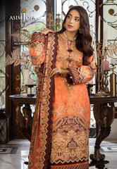 Asim Jofa Aira & Asra Winter Shawl Collection Ajiw-09 Printed Khaddar 3 Pcs