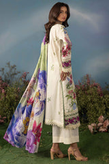 Butterfly By Riaz Arts Unstitched 3 Piece Emb Lawn Suit-D-08