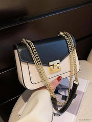 Fineur Bella Chain Shoulder Bag - Black