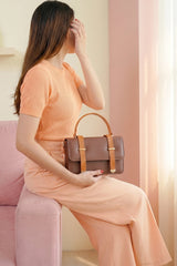 Fineur Handbag Melora - Mocha Brown