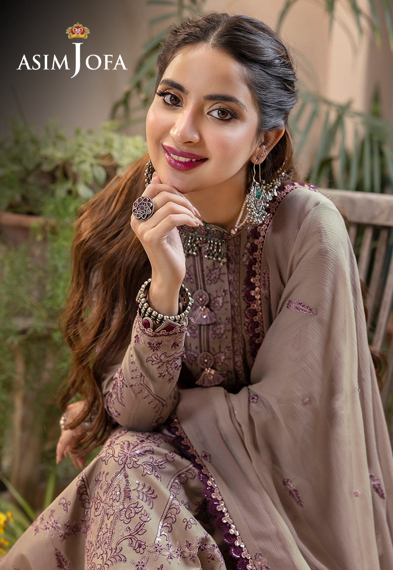 Asim Jofa Designers Limited Edition Ajswd-23 Embroidered Stitched 3 Pcs