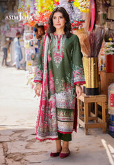 Asim Jofa Arabic Lawn Ajpl-08 Printed Arabic Lawn 3 Pcs