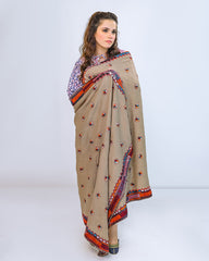 Ayla Studio Embroidered Pashmina Shawl-Zeya