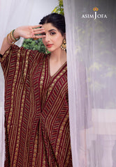 Asim Jofa Abresham '23 Ajab-11 Embroidered Chiffon 2 Pcs