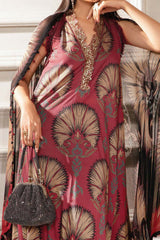 M Prints By Maria B Unstitched 3 Piece Luxury Emb Lawn Eid 2 Edit Suit-MPT-2209-B