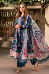 M.Basic by Maria B Unstitched 3 Piece Eid II Lawn Suit-MB-901-B