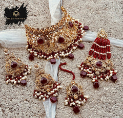 Made For Her-Noor-e-Nikkah Bridal Collar Set - KSH1009