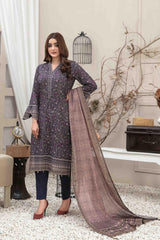 Isleen by Tawakkal Unstitched 3 Piece Digital Print Slub Lawn Suit-I-9078