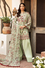 M.Basic by Maria B Unstitched 3 Piece Eid II Lawn Suit-MB-912-B