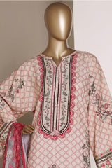 Sada Bahar Stitched 3 Piece Self Lawn Kaftan Suit-PR-923-Skin