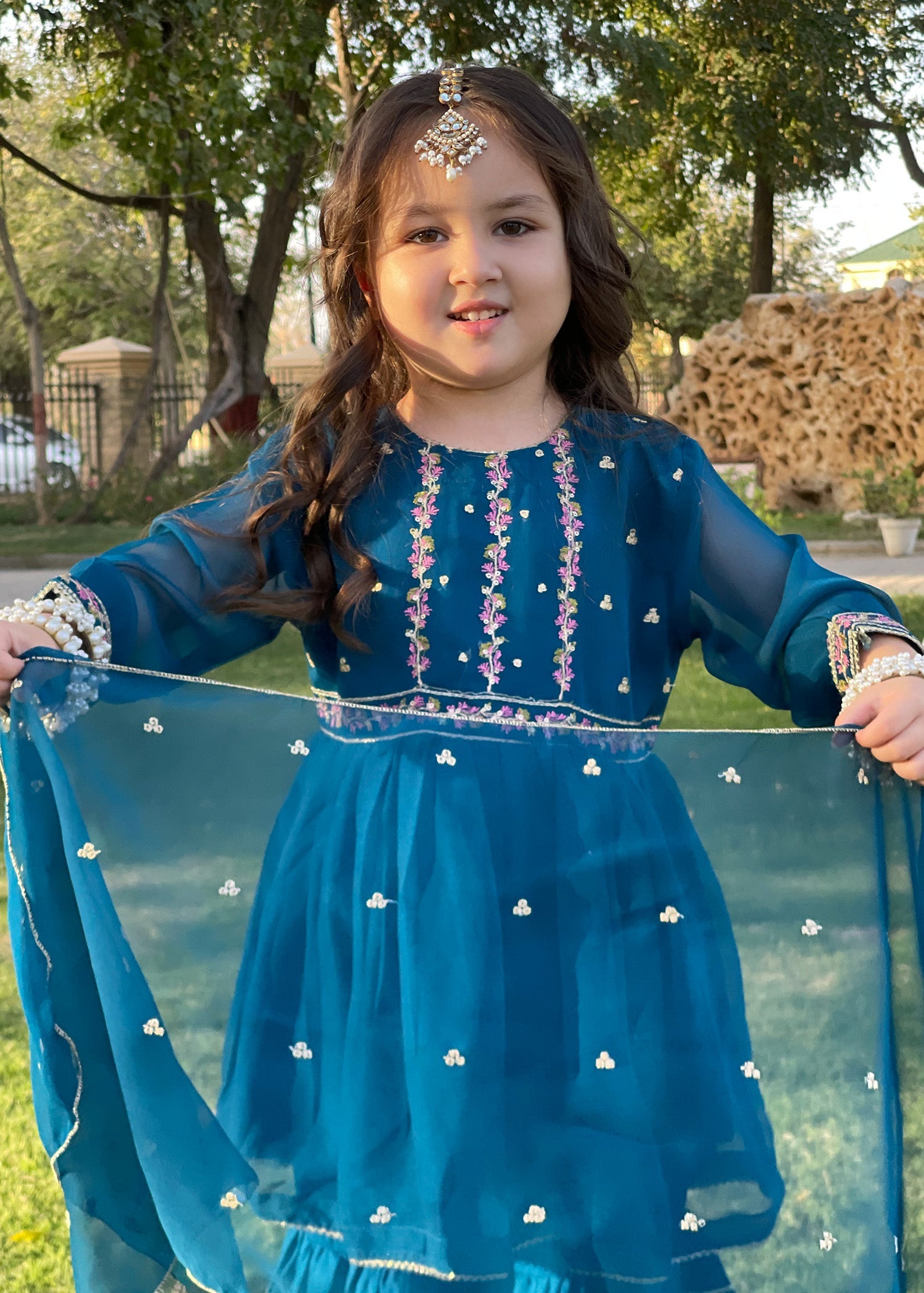 Gulzar By Modest Stitched 3 Piece Formals Collection'2025-9250 Toddlers