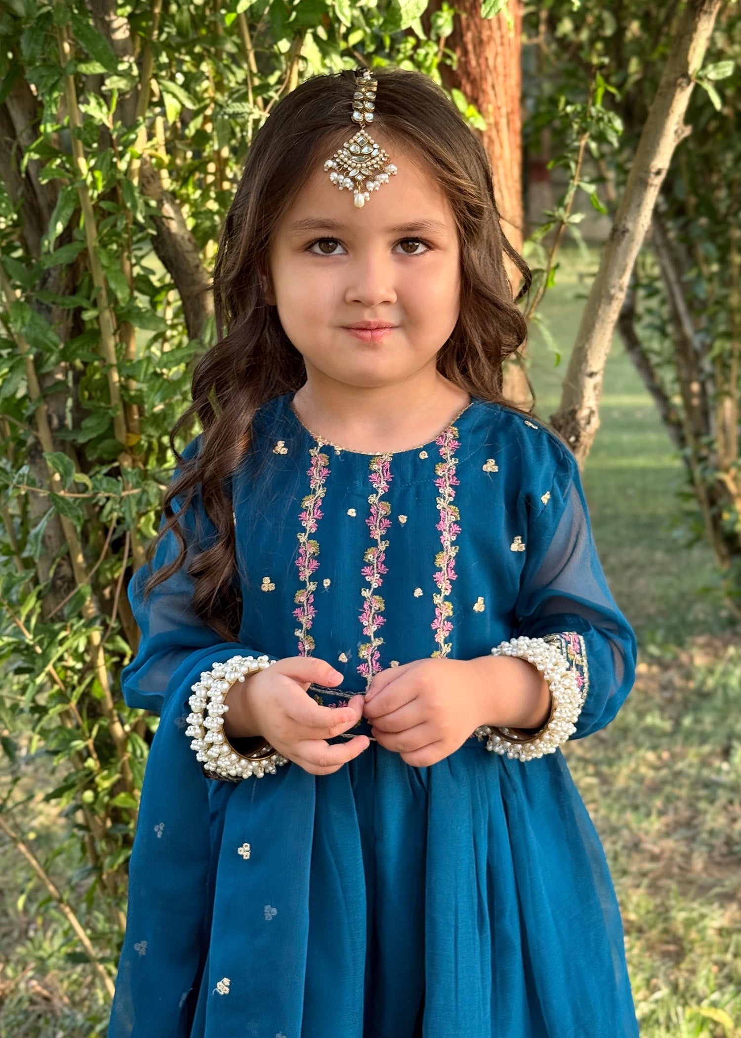 Gulzar By Modest Stitched 3 Piece Formals Collection'2025-9250 Toddlers