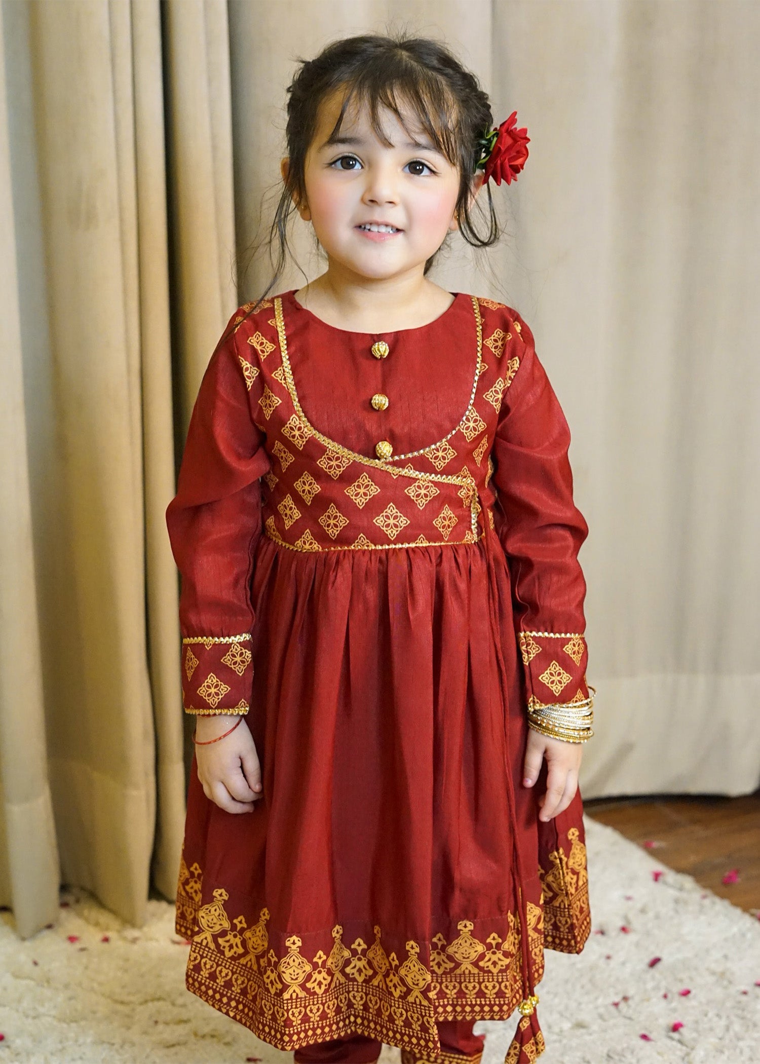 Modest Stitched 3 Piece Formals Kids Collection'2025-Gulnar