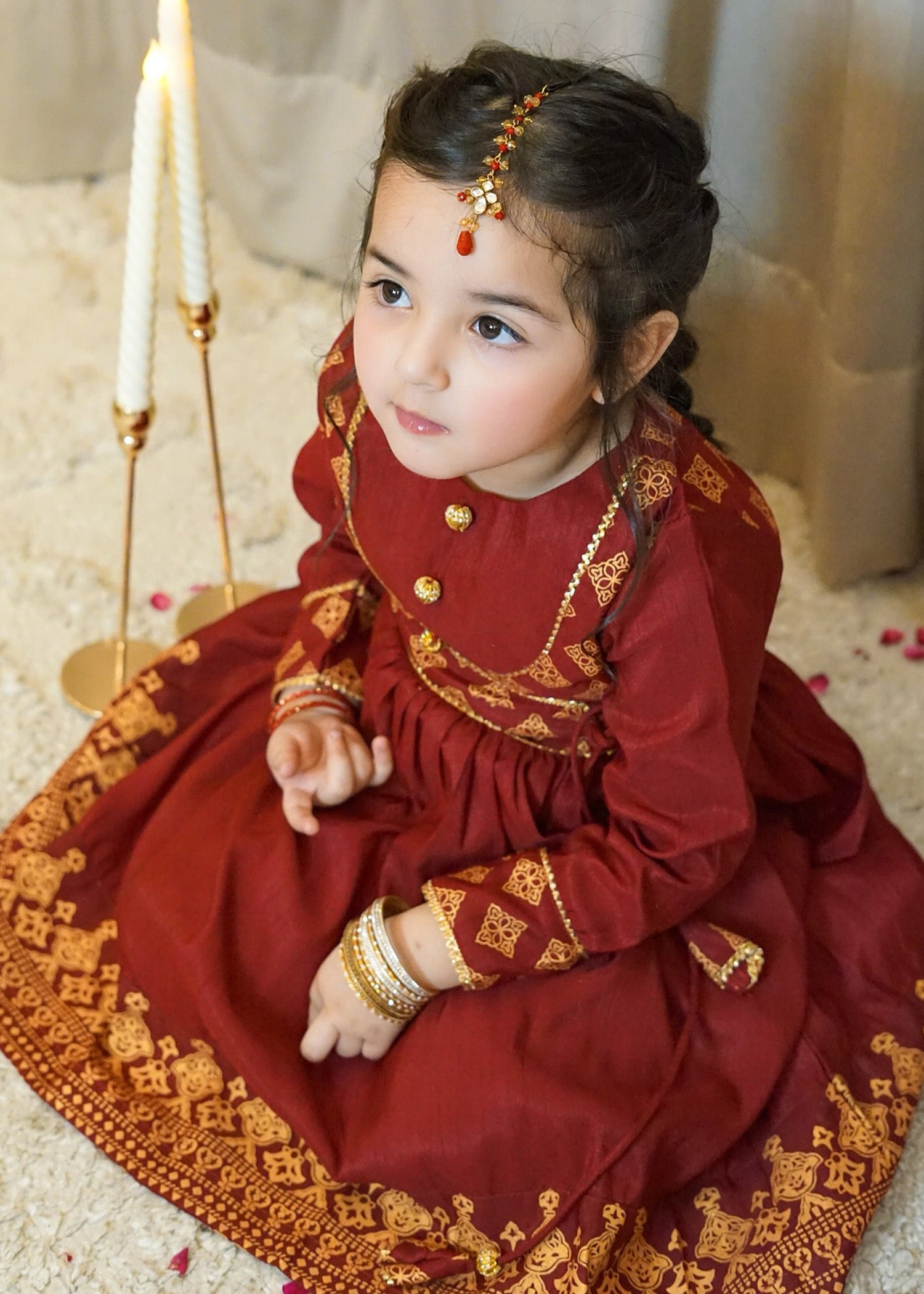 Modest Stitched 3 Piece Formals Kids Collection'2025-Gulnar