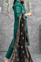 Sanjh by Tawakkal Unstitched 3 Piece Broshia Banarsi Lawn Suit-S-9411