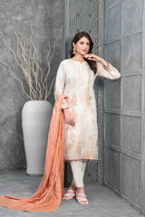 Sanjh by Tawakkal Unstitched 3 Piece Broshia Banarsi Lawn Suit-S-9410