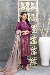 Sanjh by Tawakkal Unstitched 3 Piece Broshia Banarsi Lawn Suit-S-9412