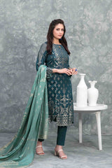 Sanjh by Tawakkal Unstitched 3 Piece Broshia Banarsi Lawn Suit-S-9415