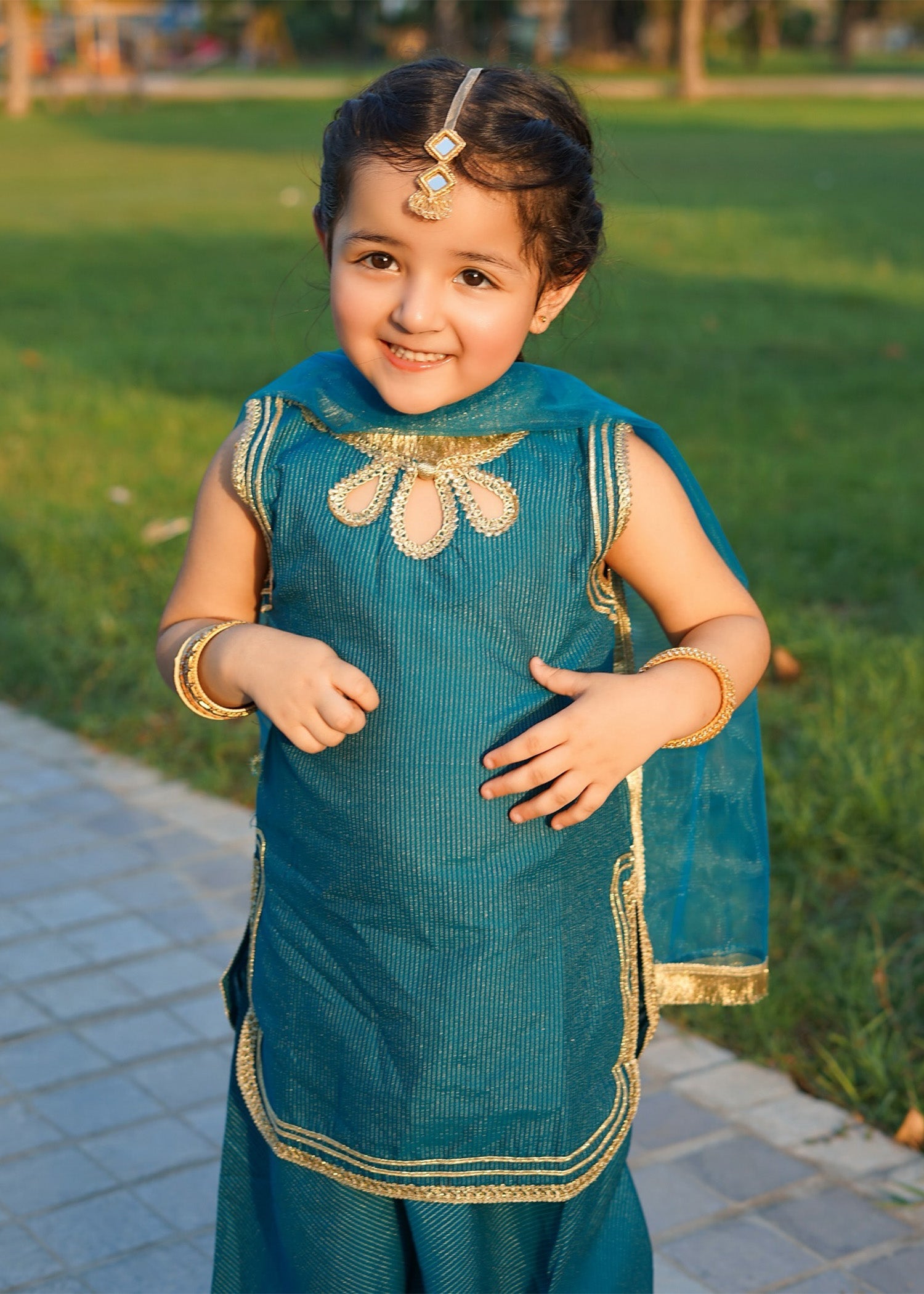 Eid Ka Andaaz By Modest Stitched 3 Piece Cotton Lawn Collection'2025-9510 Toddler