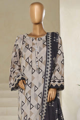 Sada Bahar Stitched 3 Piece Printed Lawn Vol-05 Suit-PR-9554-Off White