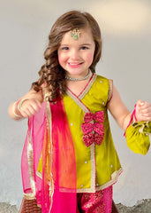 Modest Stitched 3 Piece Toddlers Formals Suit-Geet