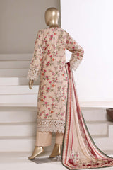 Sada Bahar Stitched 3 Piece Festive Emb Lawn With Fancy Dupatta Vol-02 Suit-EMB-985-SKIN