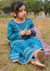 Modest Stitched 3 Piece Festive Edit Vol-02 Collection'2025-10090-Grn