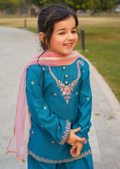 Modest Stitched 3 Piece Festive Edit Vol-02 Suit-10090-Grn