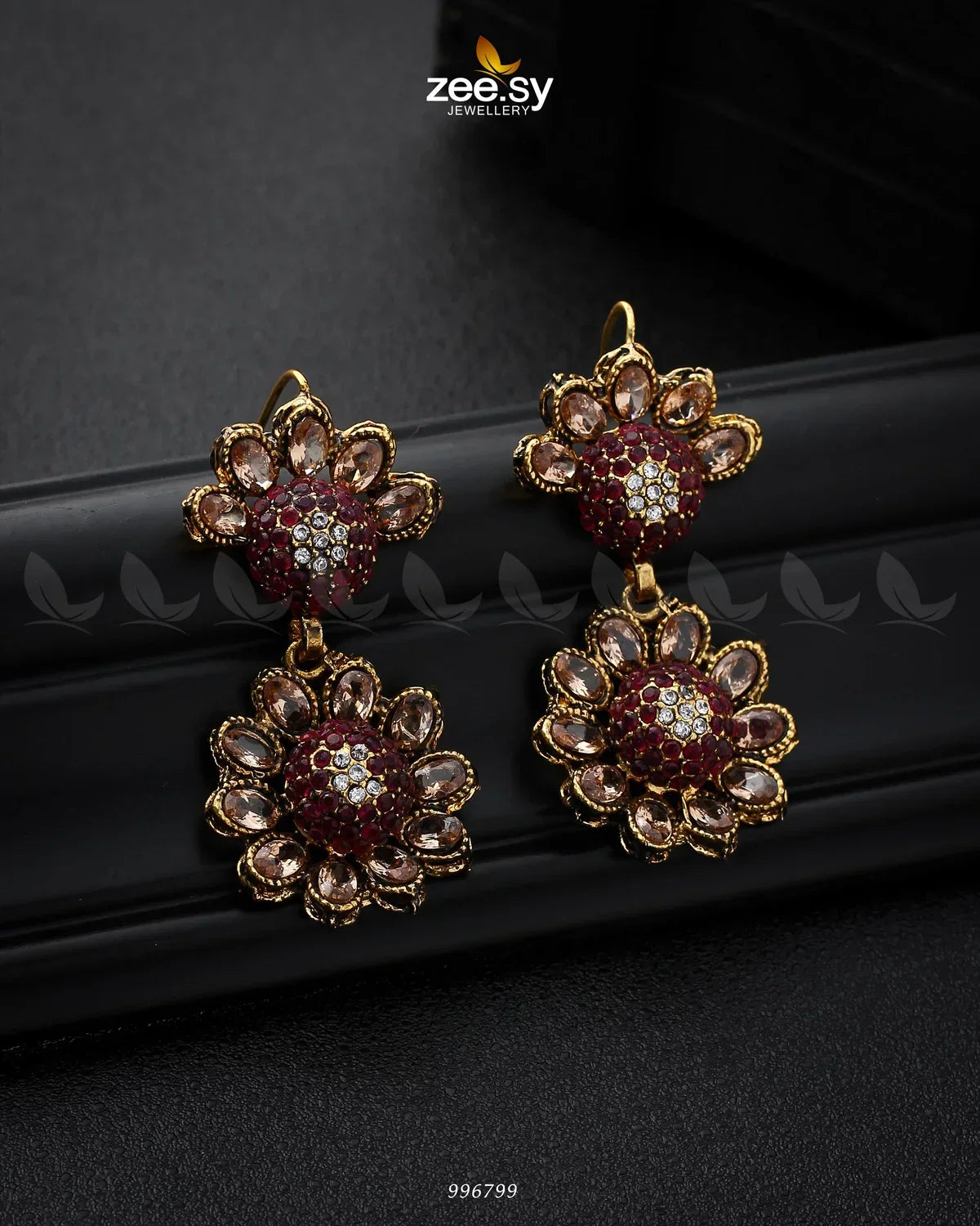 Alstroemeria Necklace set - Zeesy Jewellery