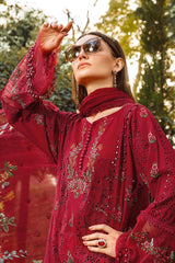 Voyage A Luxe by Maria B Unstitched 3 Piece Luxury Eid Lawn Suit-MVL-09-A