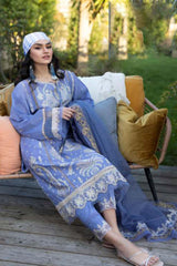 Vital by Sobia Nazir Unstitched 3 Piece Lawn Suit-D-09-A