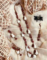Made For Her-Divine Pearl Malaa Set - KSH1055