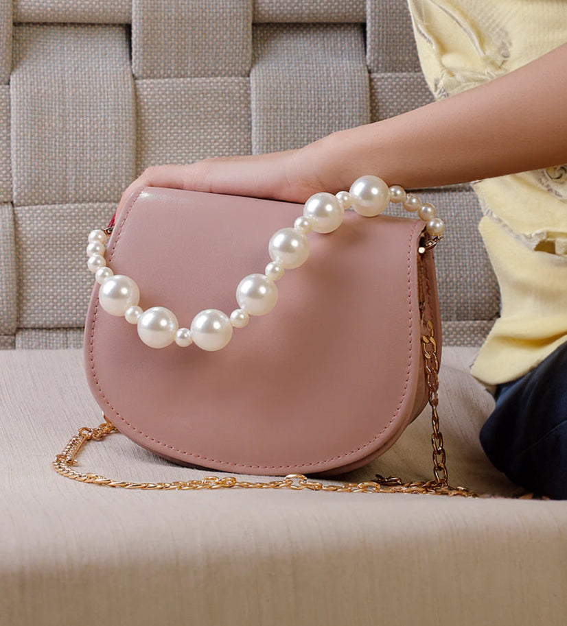 Pearl Handle Mini Crossbody HandBag For girls 2026