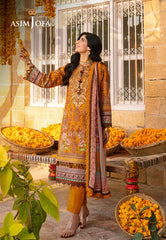 Asim Jofa Aira Summer Prints Ajar-15 Embroidered Lawn 3 Pcs