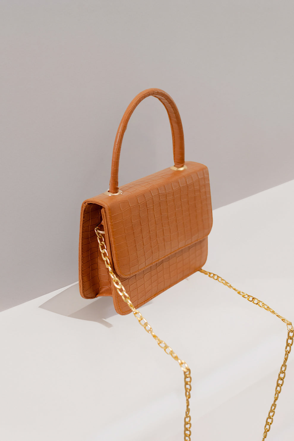 Crodocile Pattern Top Handle Handbags 2026