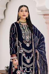 Andaz e Makhmal By Zebtan Unstitched 3 Piece Luxury Formals Collection'2026-ZAM-11