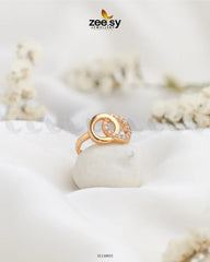 Mirora Ring Golden - Zeesy Jewellery