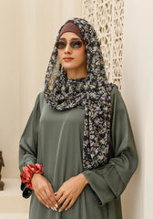 Hijabi.Pk Vintage Green Abaya