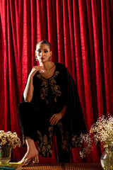 Bagh-E-Makhmal Separates By Zaaviay Stitched Night Blossom (Two Piece)