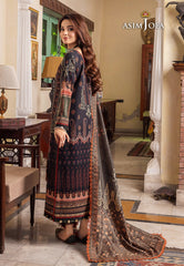 Asim Jofa Rania Pre-Winter '23 Ajrw-10 Designers Stitched Embroidered Slub 3 Pcs