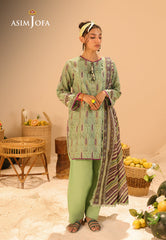 Rhapsody By Asim Jofa Unstitched 3 Piece Summer Suit Ajubu-31