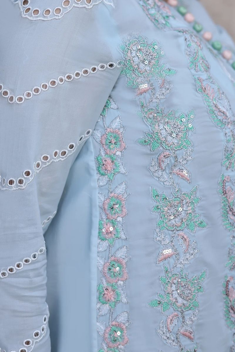 Tabeer By Mariam Malik Unstitched 3 Piece Summer Collection'2025-Azure