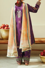 Coco by Zara Shahjahan Unstitched 3 Piece Lawn Suit-09-A-Morni