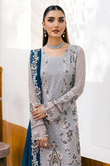 Chevron by Ramsha Unstitched 3 Piece Formals Vol-10 Suit-A-1001