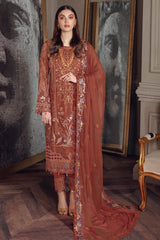 Chevron by Ramsha Unstitched 3 Piece Chiffon Vol-05 Suit-A-512