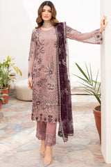 Chevron by Ramsha Unstitched 3 Piece Chiffon Vol-07 Suit-A-709