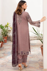 Chevron by Ramsha Unstitched 3 Piece Chiffon Vol-07 Suit-A-709